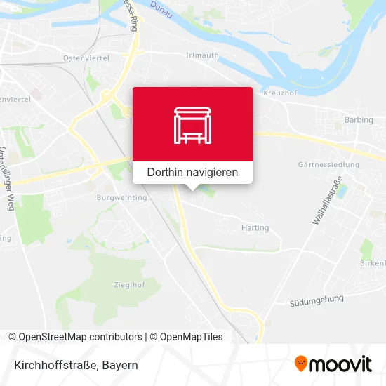 Kirchhoffstraße Karte