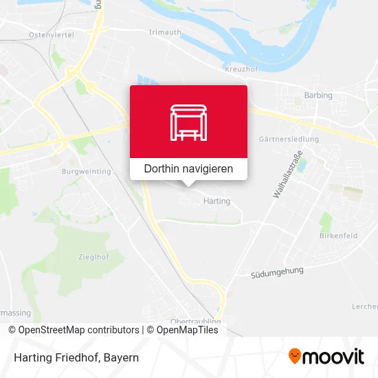 Harting Friedhof Karte