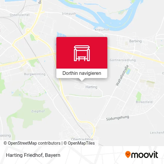 Harting Friedhof Karte