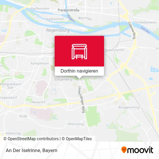 An Der Iselrinne Karte