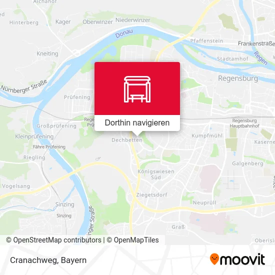 Cranachweg Karte