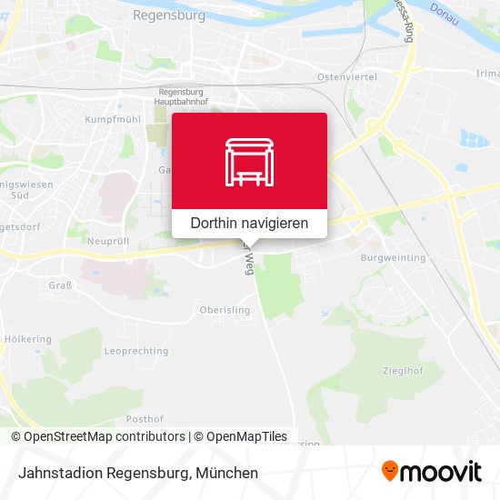 Jahnstadion Regensburg Karte