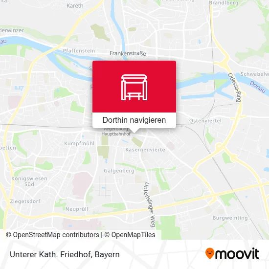 Unterer Kath. Friedhof Karte