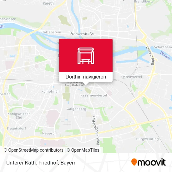 Unterer Kath. Friedhof Karte