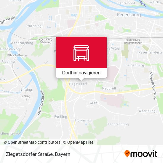 Ziegetsdorfer Straße Karte