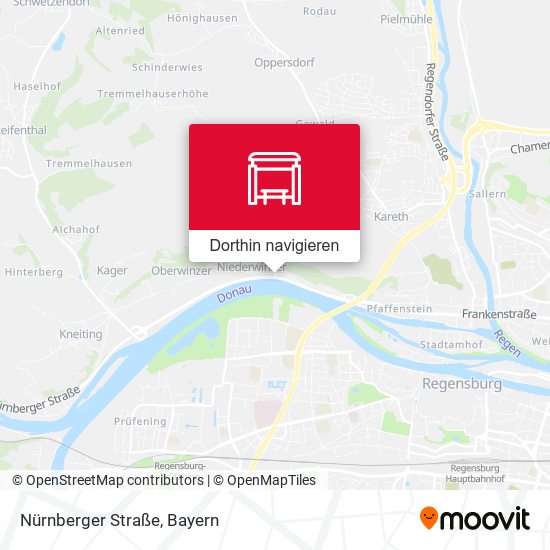 Nürnberger Straße Karte