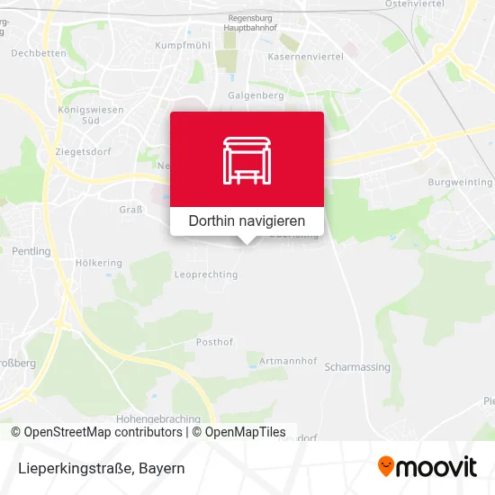 Lieperkingstraße Karte