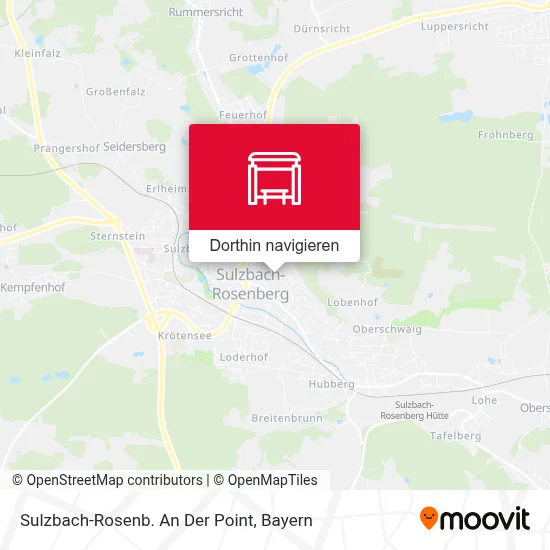 Sulzbach-Rosenb. An Der Point Karte