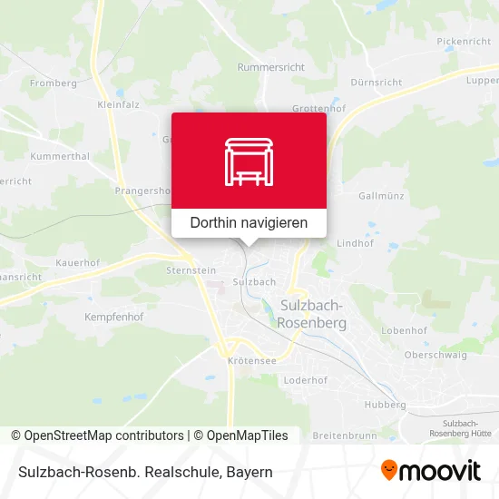 Sulzbach-Rosenb. Realschule Karte