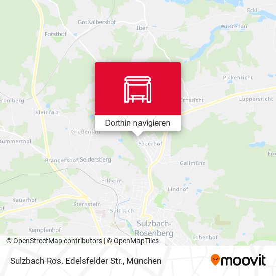 Sulzbach-Ros. Edelsfelder Str. Karte