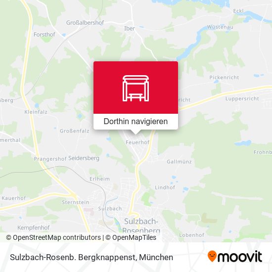 Sulzbach-Rosenb. Bergknappenst Karte