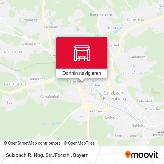 Sulzbach-R. Nbg. Str./Forsth. Karte