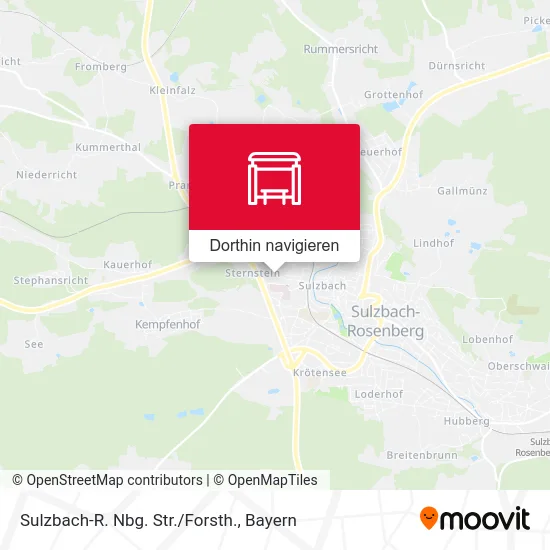 Sulzbach-R. Nbg. Str./Forsth. Karte