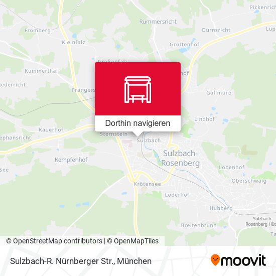Sulzbach-R. Nürnberger Str. Karte