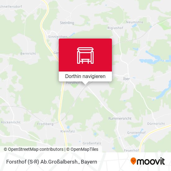 Forsthof (S-R) Ab.Großalbersh. Karte
