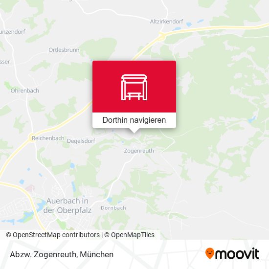 Abzw. Zogenreuth Karte