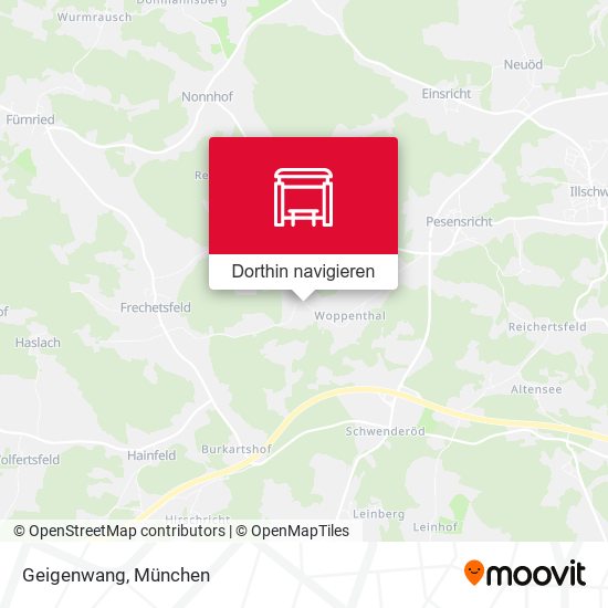 Geigenwang Karte