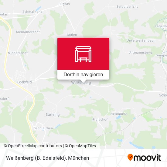 Weißenberg (B. Edelsfeld) Karte