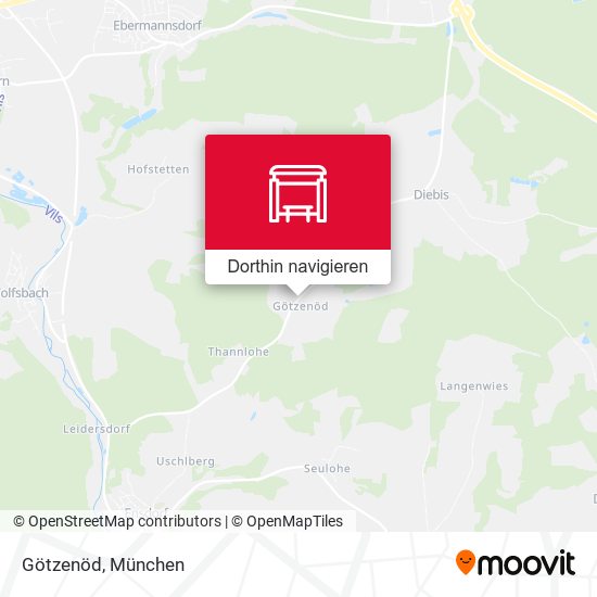 Götzenöd Karte