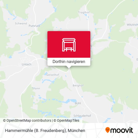 Hammermühle (B. Freudenberg) Karte