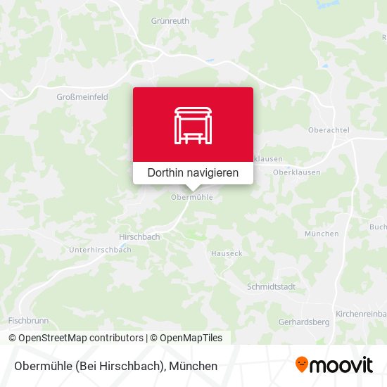 Obermühle (Bei Hirschbach) Karte
