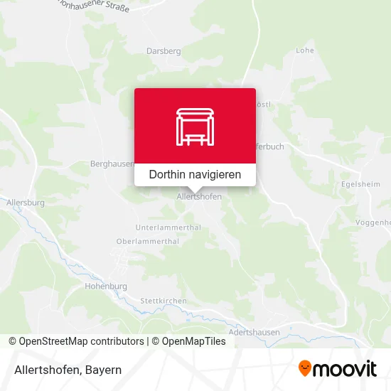 Allertshofen Karte