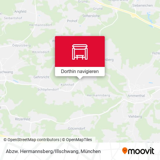 Abzw. Hermannsberg/Illschwang Karte
