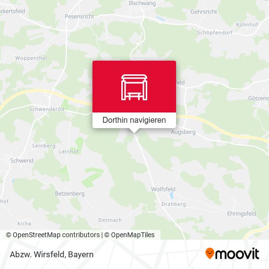 Abzw. Wirsfeld Karte