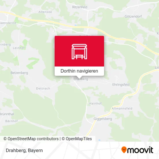 Drahberg Karte