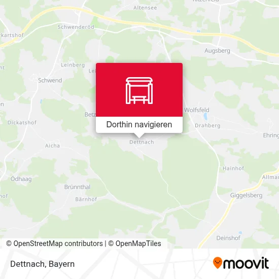 Dettnach Karte