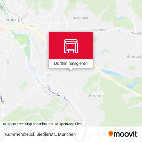Kümmersbruck Siedlerstr. Karte