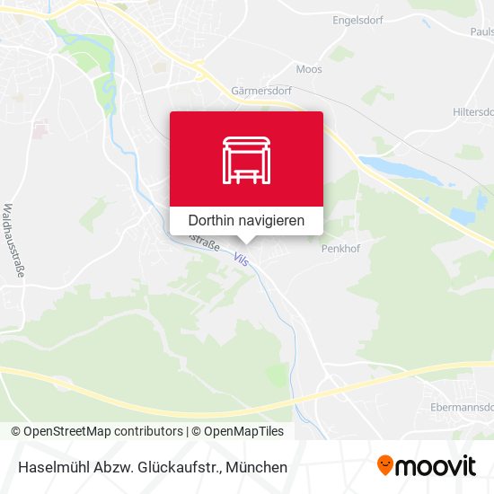 Haselmühl Abzw. Glückaufstr. Karte