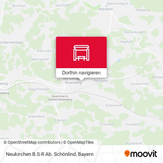 Neukirchen B.S-R Ab. Schönlind Karte