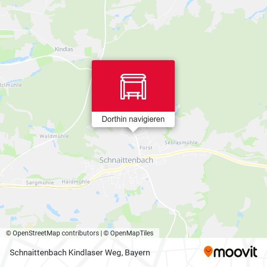 Schnaittenbach Kindlaser Weg Karte