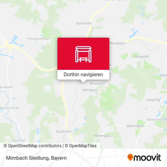 Mimbach Siedlung Karte