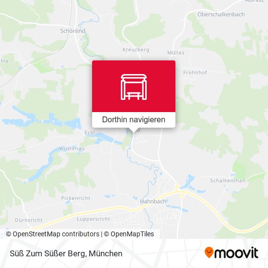 Süß Zum Süßer Berg Karte