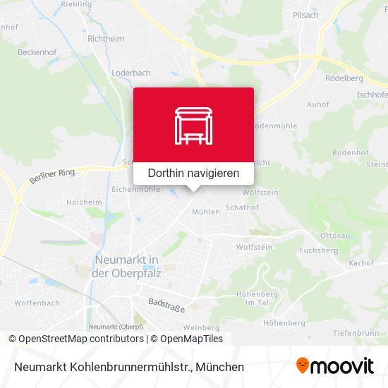 Neumarkt Kohlenbrunnermühlstr. Karte