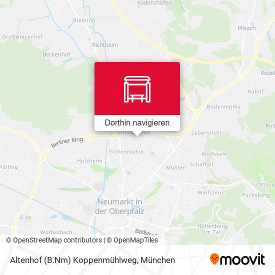 Altenhof (B.Nm) Koppenmühlweg Karte