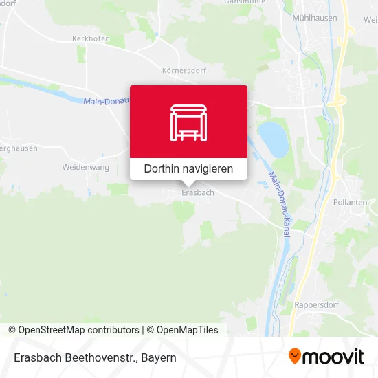 Erasbach Beethovenstr. Karte