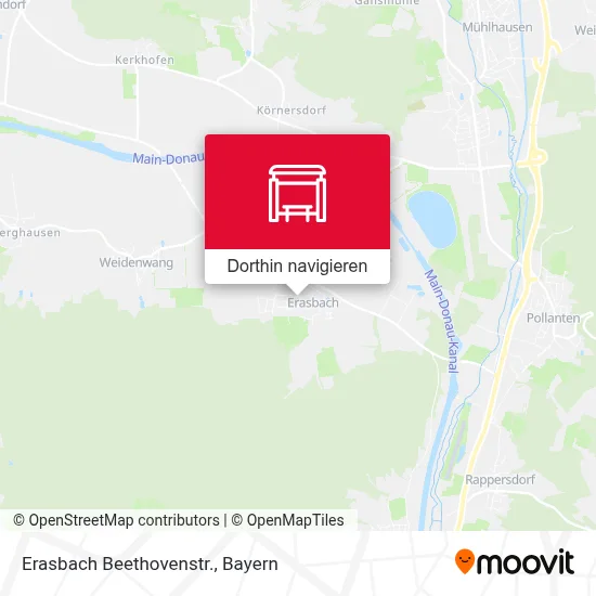 Erasbach Beethovenstr. Karte