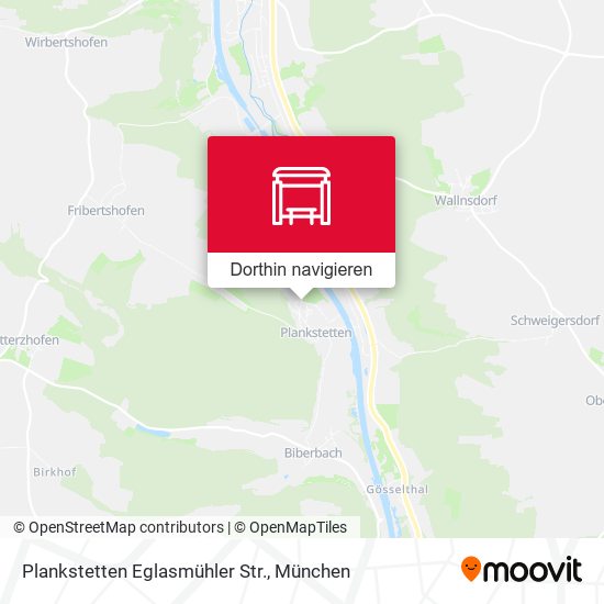 Plankstetten Eglasmühler Str. Karte