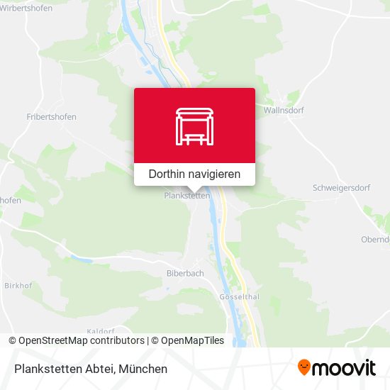 Plankstetten Abtei Karte