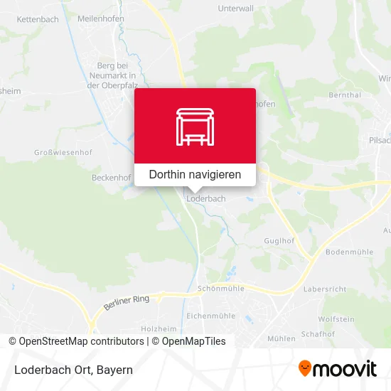 Loderbach Ort Karte