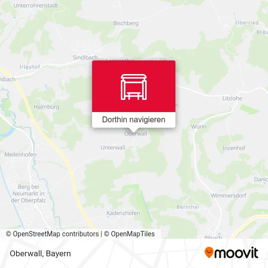 Oberwall Karte