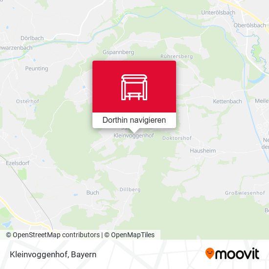 Kleinvoggenhof Karte