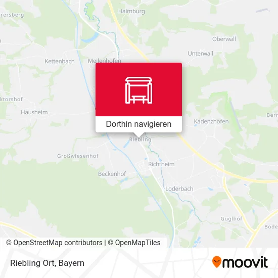 Riebling Ort Karte
