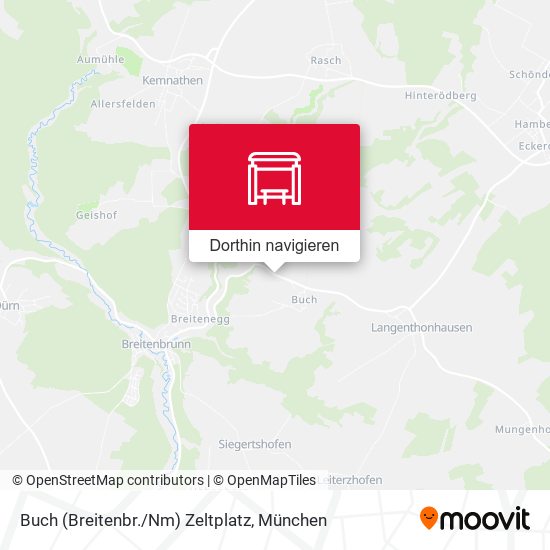 Buch (Breitenbr./Nm) Zeltplatz Karte