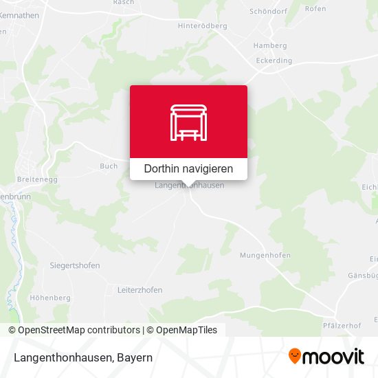 Langenthonhausen Karte