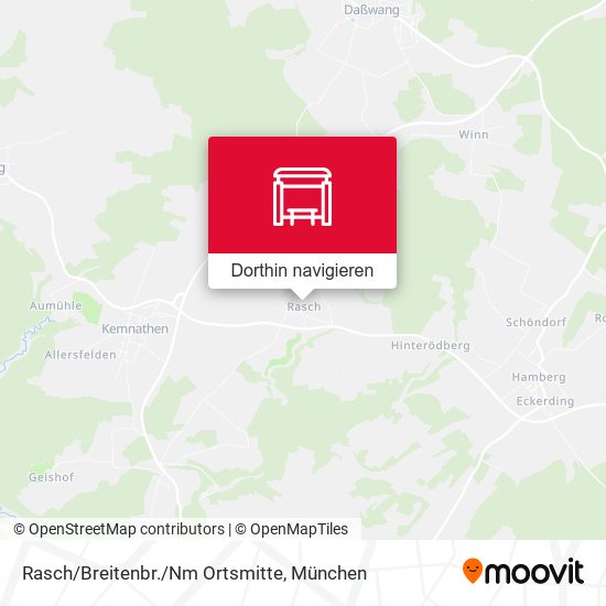 Rasch/Breitenbr./Nm Ortsmitte Karte