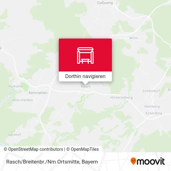 Rasch/Breitenbr./Nm Ortsmitte Karte